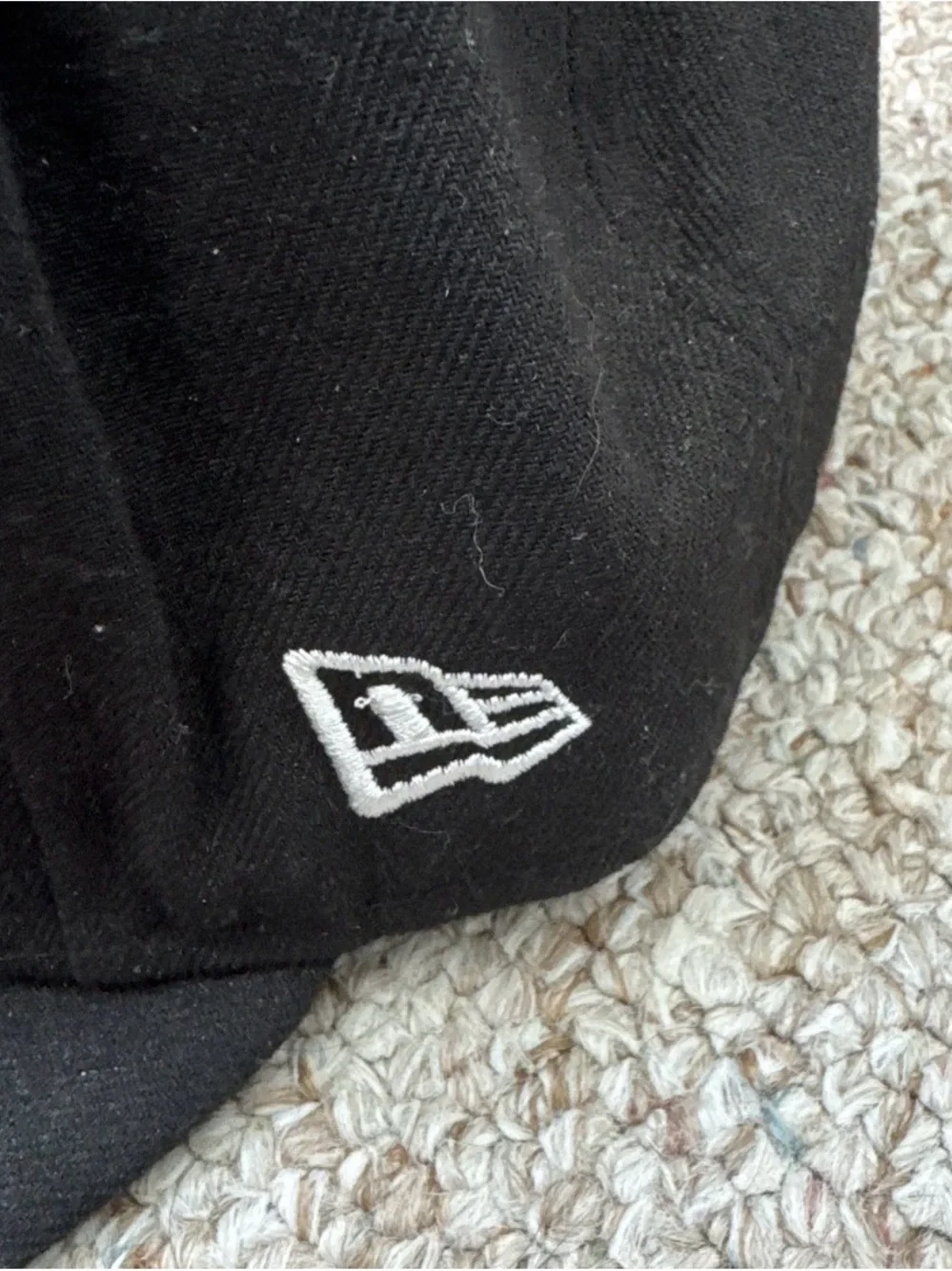 NBA Sacramento Kings 59FIFTY Black White Crown Hat Size 7 3/4